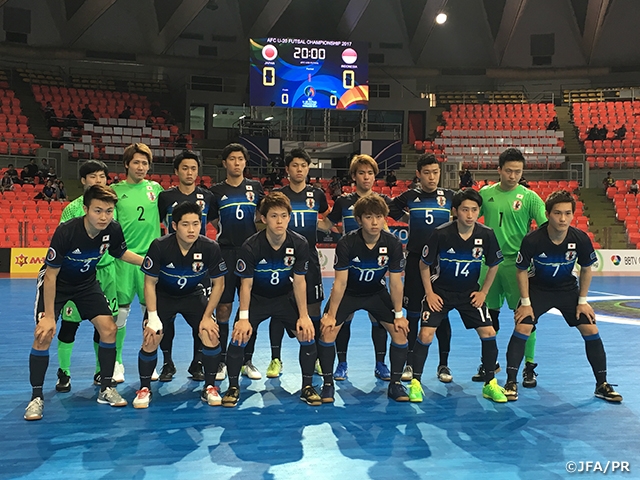U-20 Japan Futsal National Team have consecutive draw against Indonesia in AFC U-20 Futsal Championship