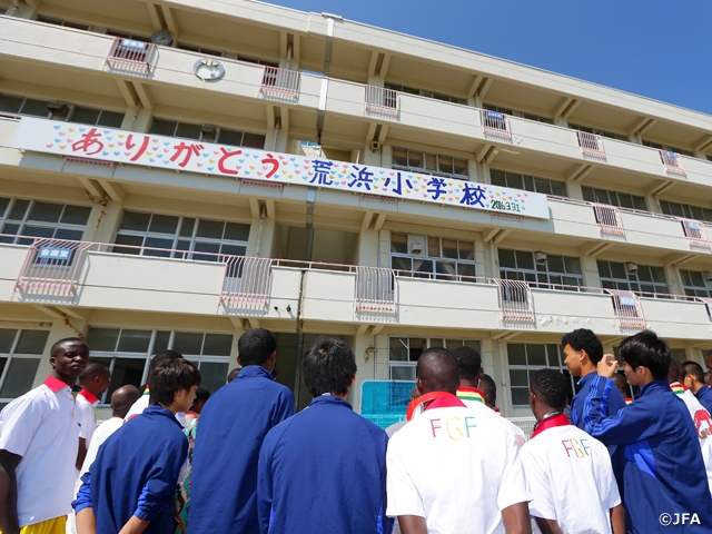 Participating teams visit distressed area, experience Japanese culture – U-16 International Dream Cup 2017 JAPAN Presented by Asahi Shimbun