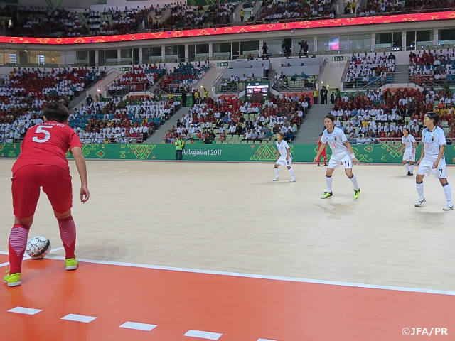 Japan Women's Futsal National Team get through group stage with back-to-back wins ～ The 5th Asian Indoor and Martial Arts Games Ashgabat 2017