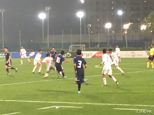 U-16日本代表 第2戦はUAEに勝利　～U-16 Four Nations Tournament 2018～