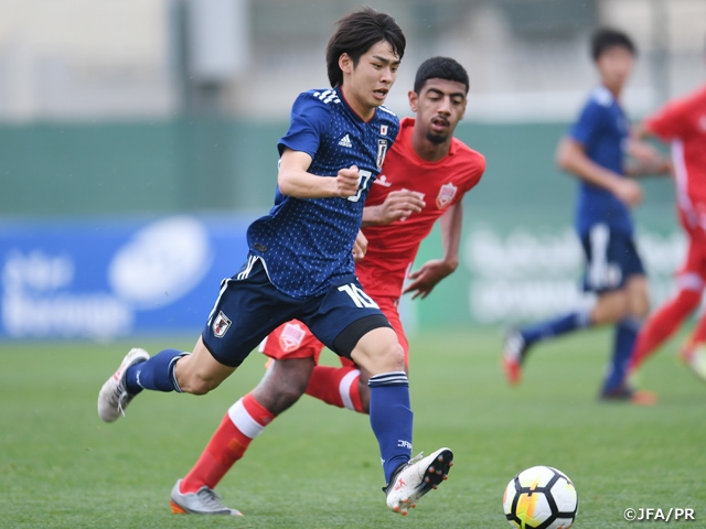 U-17日本代表、大量14得点でU-17バーレーン代表に勝利　優勝で大会を終える～UAEフットボールカップ～