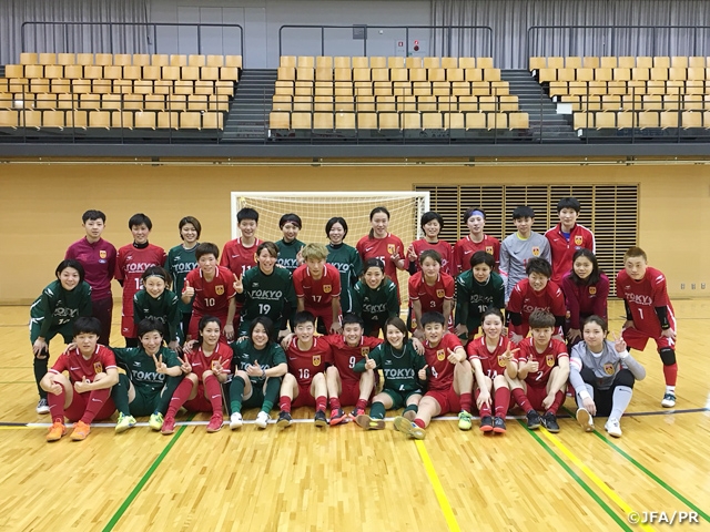 フットサル中国女子代表チームのトレーニングキャンプを受け入れ（3/1～3/12＠東京）