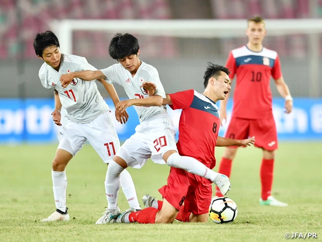 U-16 Japan National Team marks consecutive victory in CFA Jiangyin International Youth Football Tournament with win over U-17 Kyrgyz Republic National Team
