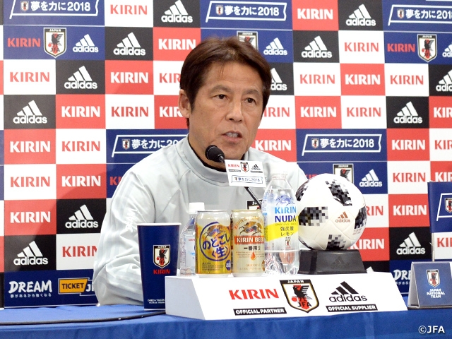 Samurai Blue 日本代表 西野監督 代表らしい試合を キリンチャレンジカップ2018ガーナ 代表戦へ Jfa 公益財団法人日本サッカー協会