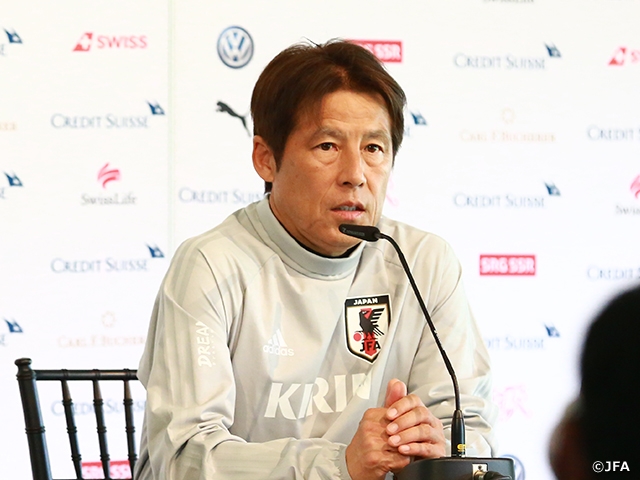 Coach Nishino on Switzerland match, “it will be an important test match ahead of the World Cup”