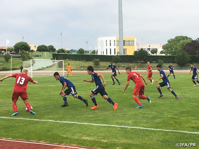 U-18 Japan National Team wins first match of their Portugal tour - the 24th Lisbon International U18 Tournament
