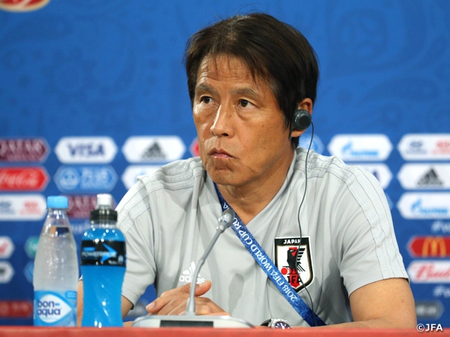 Coach Nishino of SAMURAI BLUE (Japan National Team) shares his aspiration to “Display Japan’s style of football”