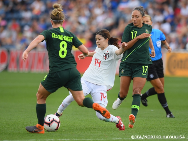 Nadeshiko Japan (Japan Women's National Team) loses to Australia 0-2, finishing the 2018 Tournament of Nations with three losses