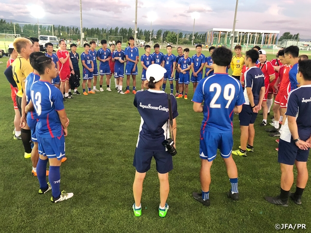 U-23チャイニーズ・タイペイ男子代表が新潟県で強化合宿