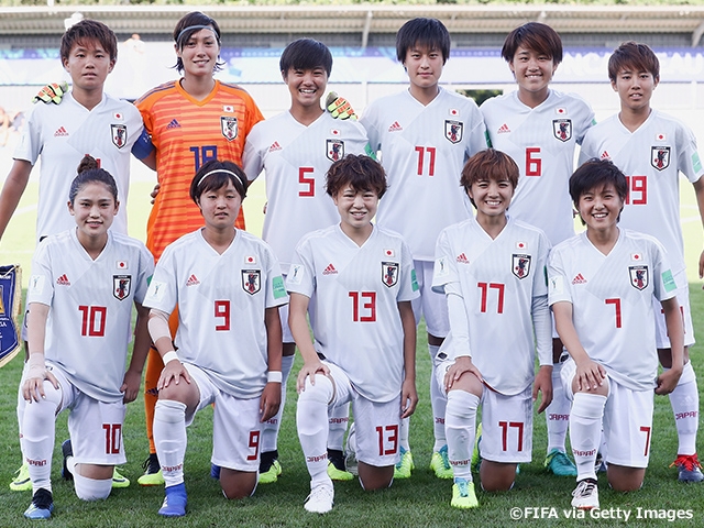 U-20 Japan Women's National Team gets off to a good start with a win over USA 1-0 at the FIFA U-20 Women's World Cup France 2018
