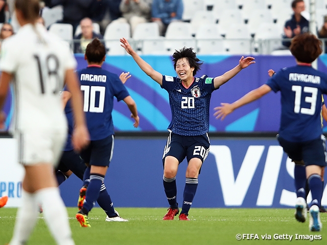 U-20 Japan Women's National Team advances to Semi-final with win over Germany 3-1 at the FIFA U-20 Women's World Cup France 2018