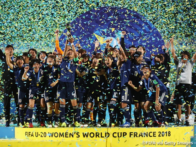 U-20 Japan Women's National Team wins first ever title at FIFA U-20 Women's World Cup France 2018