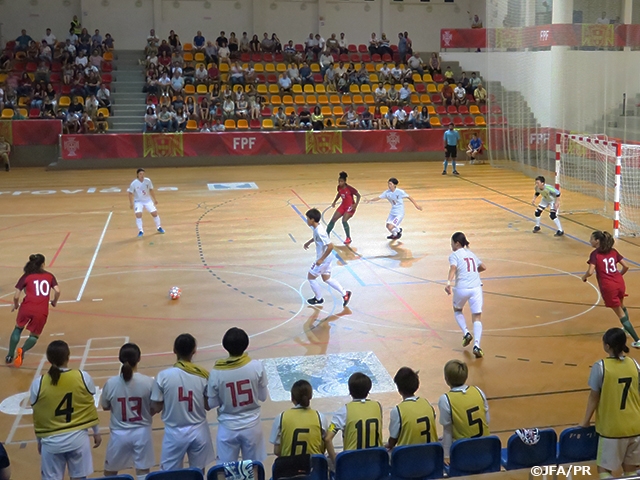 Japan Women's Futsal National Team loses their first international friendly match against Portugal 0-8 in their Portugal Tour