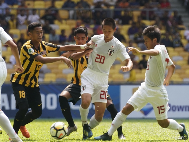 U-16 Japan National Team advances to the knockout stage as group leaders at the AFC U-16 Championship Malaysia 2018