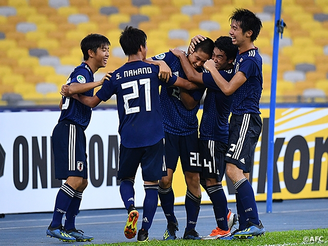 U-16 Japan National Team secures spot into the FIFA U-17 World Cup Peru 2019 with 2-1 victory over Oman at the AFC U-16 Championship Malaysia 2018