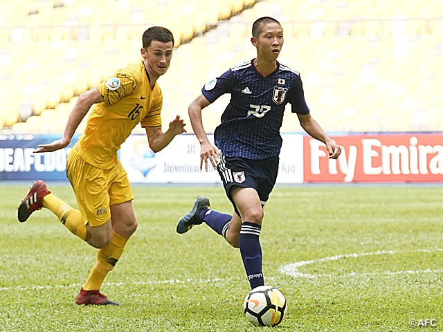 U-16 Japan National Team defeats Australia 3-1 to advance to Final of the AFC U-16 Championship Malaysia 2018
