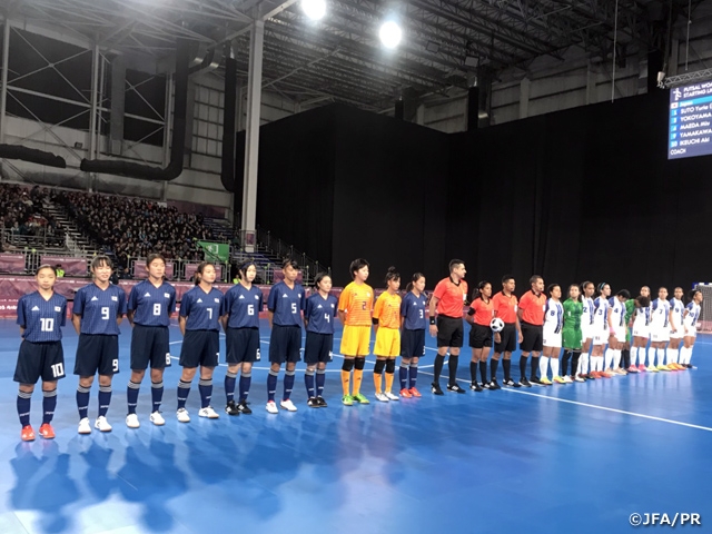 U-18 Japan Women's Futsal National Team secures spot into Semi-finals with win over Dominican Republic at the 3rd Youth Olympic Futsal Tournament Buenos Aires 2018