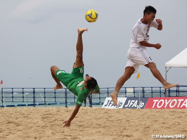 Tokyo V and Loewe Yokohama advances to Semi-final at JFA 13th Japan Beach Soccer Tournament