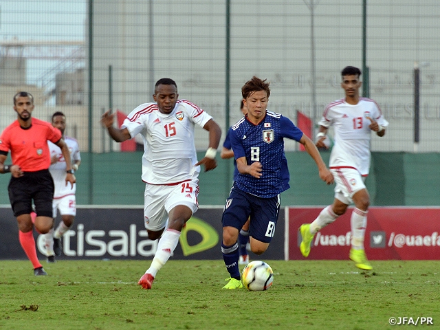 U-21 Japan National Team draws with UAE to finish in second place at Dubai Cup U-23 on UAE Tour (11/11-21)