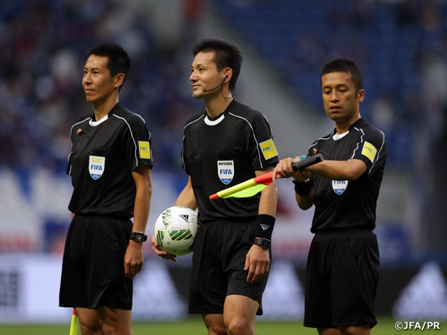 FIFAクラブワールドカップUAE2018 佐藤、相樂、山内審判員が開幕戦の「アルアイン対チームウェリントン」を担当