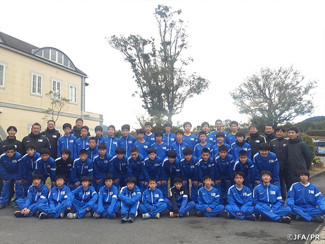 JFAエリートプログラムU-13　静岡県裾野市でトレーニングキャンプ開始