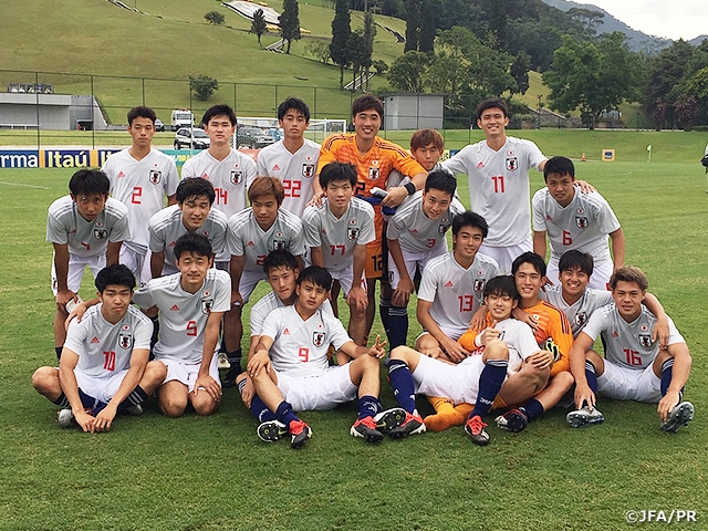 U-19 Japan National Team finishes off 2018 with victory over Brazil