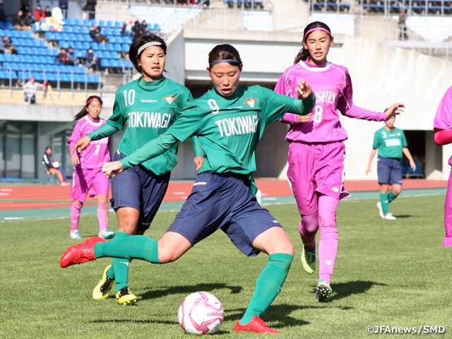 Tokiwagi Gakuen advances through 1st Round of the 27th All Japan High School Women's Football Championship