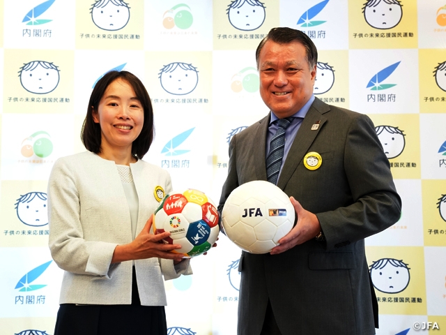 JFA to support the “National Movement to Support Children's Future”