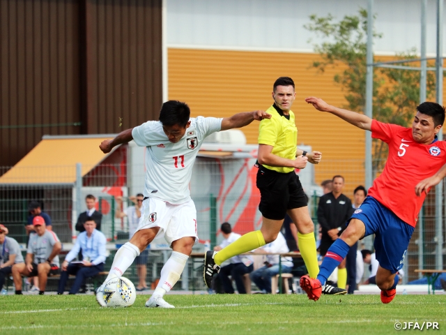 U-22 Japan National Team earns consecutive victories after defeating Chile 6-1 at the 47th Toulon International Tournament 2019