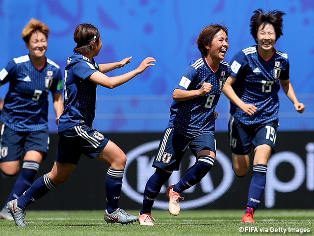 Nadeshiko Japan gets a step closer to the knockout stage with a 2-1 victory over Scotland at the FIFA Women's World Cup France 2019