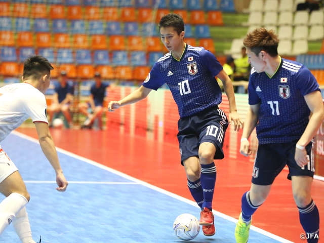 U-20 Japan Futsal National Team comes from behind to defeat Vietnam at the AFC U-20 Futsal Championship Iran 2019