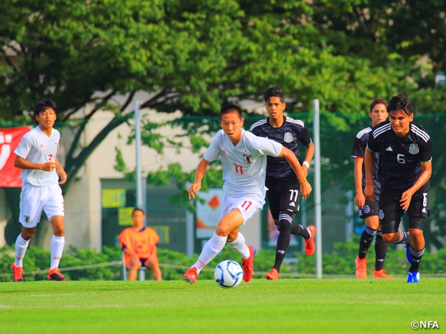 U-17 Japan National Team loses to Mexico in their first match of the 23rd International Youth Soccer in Niigata