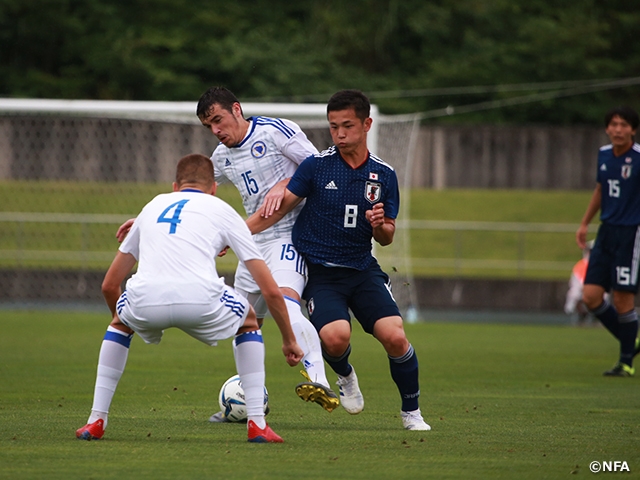 U-17 Japan National Team defeats Bosnia and Herzegovina in their second match of the 23rd International Youth Soccer in Niigata