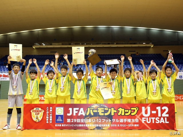 Brincar FC claims second title at the JFA Vermont Cup 29th U-12 Japan Futsal Championship