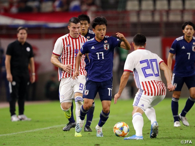 Samurai Blue大迫選手 南野選手のゴールでパラグアイ代表に快勝 キリンチャレンジカップ19 Jfa 公益財団法人日本サッカー協会