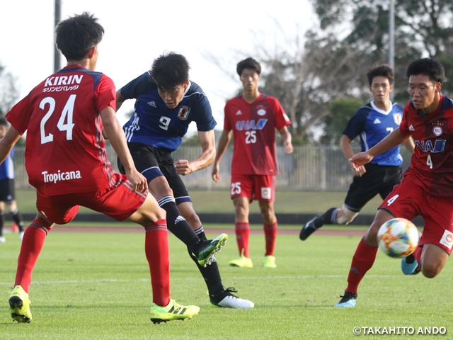 U-18 Japan National Team conclude training camp ahead of the AFC U-19 Championship 2020 Qualification