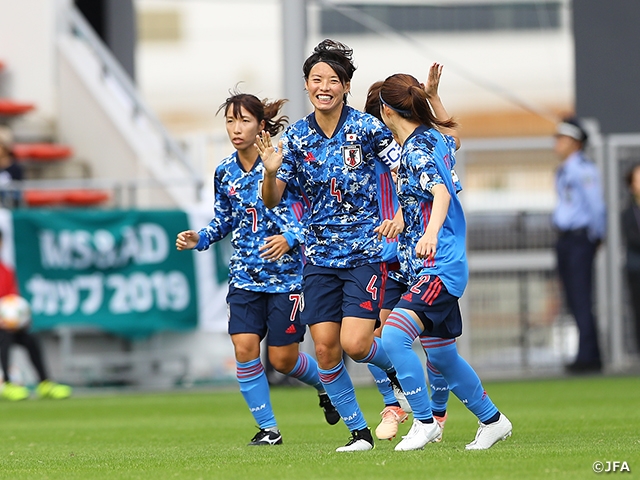 Nadeshiko Japan shutout South Africa 2-0 to earn back to back victories in international matches - MS&AD Cup 2019 vs South Africa Women’s National Team