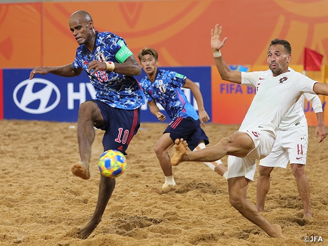 Japan Beach Soccer National Team lose to Portugal in penalties at the Semi-finals - FIFA Beach Soccer World Cup Paraguay 2019