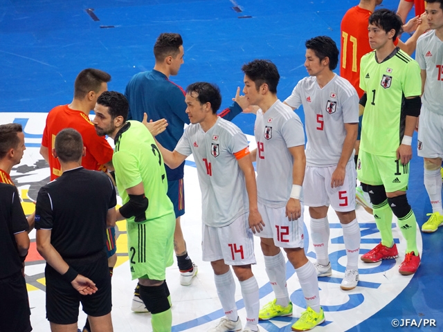 Japan Futsal National Team suffer crushing defeat against Spain in second international friendly match 