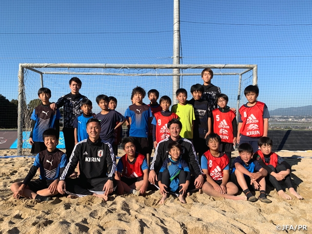 今年最後のJFAビーチサッカー巡回クリニックを熊本県で開催