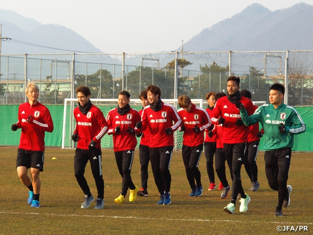 SAMURAI BLUE resume training ahead of match against Hong Kong - EAFF E-1 Football Championship 2019