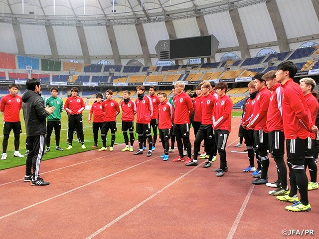 SAMURAI BLUE’s coach Moriyasu demands players to “Play with confidence” against Korea Republic - EAFF E-1 Football Championship 2019