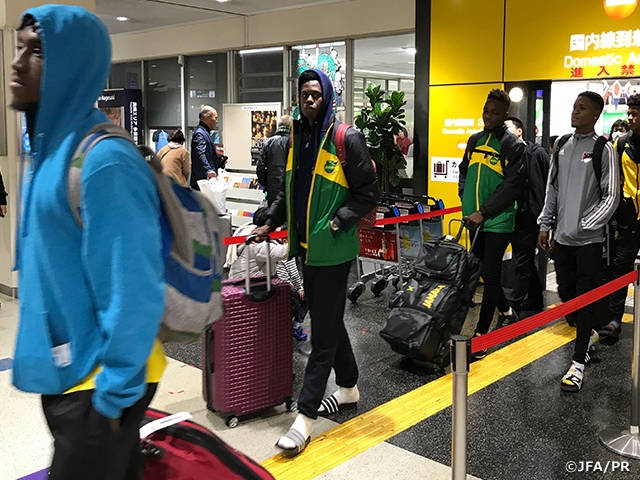 U-22 Jamaica National Team arrive in Japan ahead of the KIRIN CHALLENGE CUP 2019
