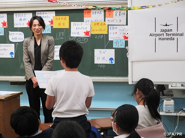 JFAこころのプロジェクト 日本空港ビルデング株式会社協賛による「夢の教室」を実施