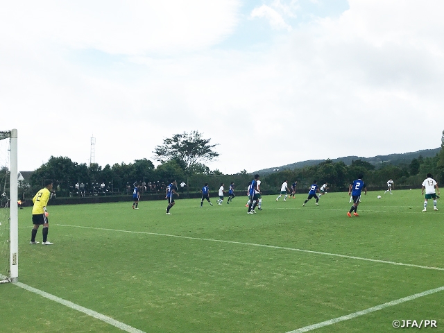 U-16日本代表　トレーニングマッチ第2戦は静岡学園高と対戦