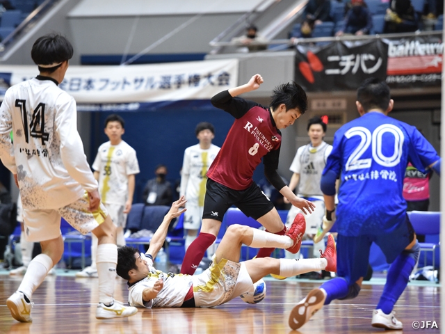 Two regional clubs to face F1 clubs at the round of 16 at the JFA 26th Japan Futsal Championship