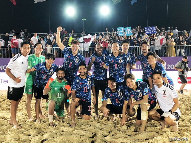 【Match Report】Japan Beach Soccer National Team win 6-4 over UAE at the Intercontinental Beach Soccer Cup Dubai 2021 Play-off