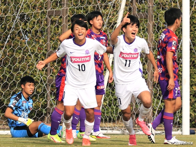Sanfrecce Hiroshima defend early lead to keep top spot in the Prince Takamado Trophy JFA U-18 Football Premier League 2021 WEST