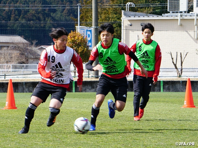 U-16日本代表候補　2022年最初の活動を開始