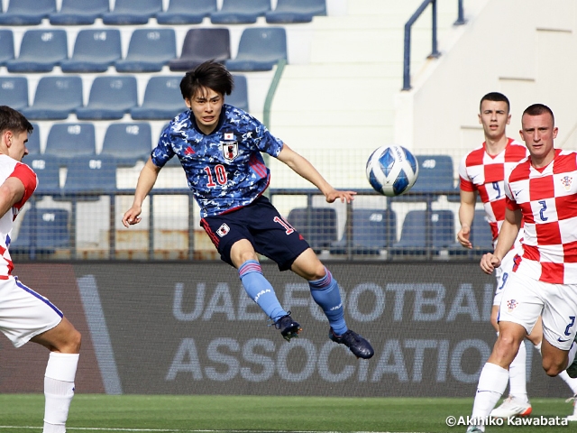 【Match Report】U-21 Japan National Team start off tournament with a win over Croatia - Dubai Cup U-23